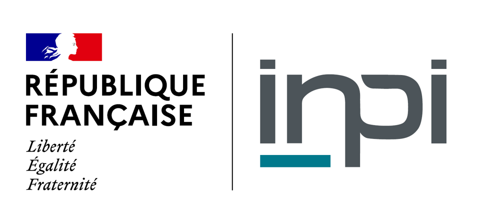 Logo de l'INPI certifiant le dépôt de brevet ou de marque de l'entreprise de fabrication de statues funéraires animalières