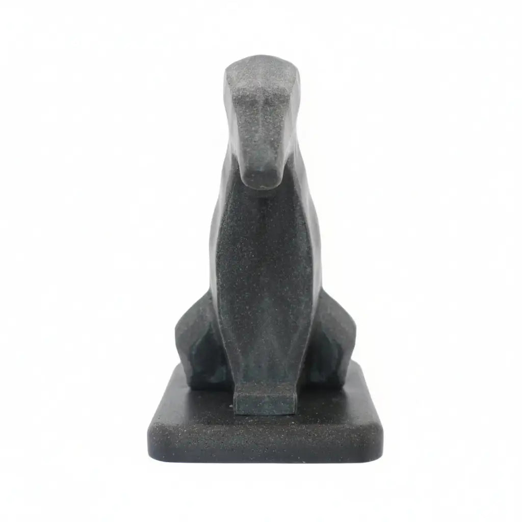  Statue commémorative pour chien Our faithful buddy gris anthracite, sculpture animalière haut de gamme