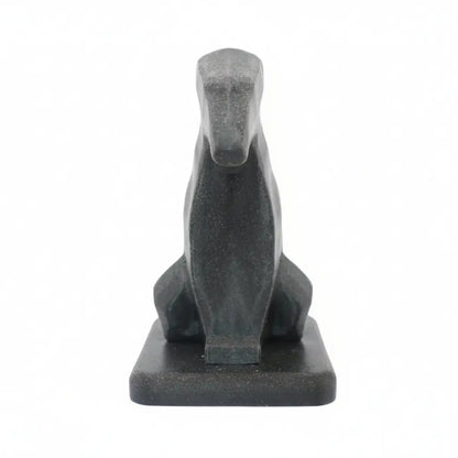  Statue commémorative pour chien Our faithful buddy gris anthracite, sculpture animalière haut de gamme